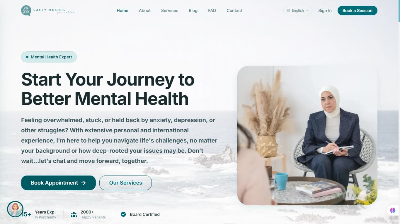 Dr. Sally Mounir Therapy Platform